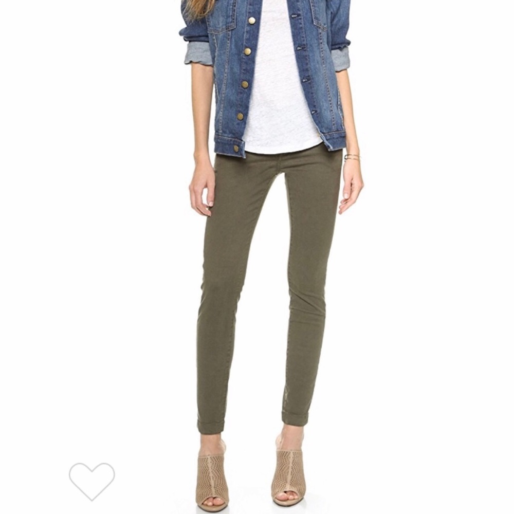 *JOIE* Fatigue Trouser Skinny Olive Jeans - Picture 2 of 8